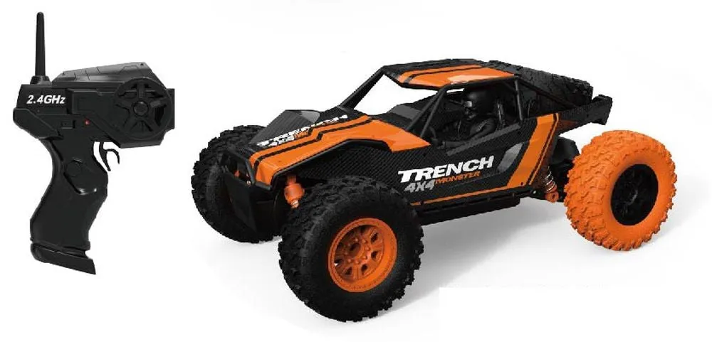 1:24 Remote Control Desert Truck Off Roader Black/Orange