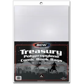 BCW Treasury Bags (Pack Of 100) — Perfect Size for bagging Omnis!