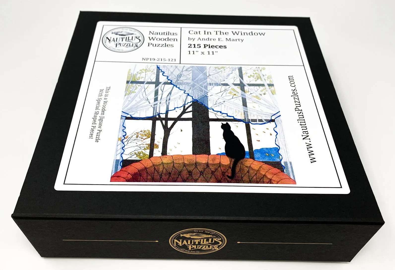 Cat in the Window - 215 Piece Cat Wooden Jigsaw Puzzle