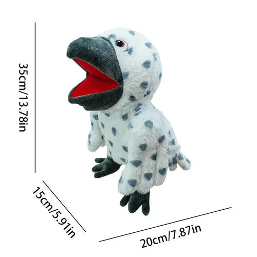 Colorful Animal Hand Puppets for Kids - Parrot, Owl & Flamingo Fun