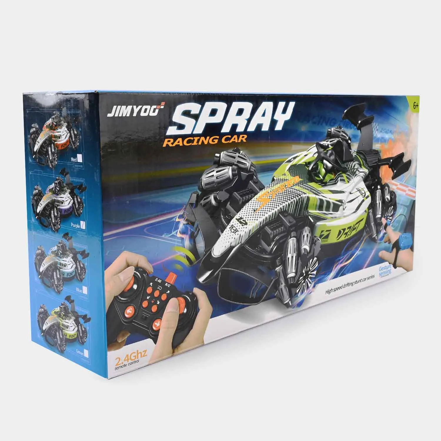 Remote Control Drift Car with Light and Spray, 360° Rotation