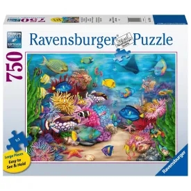 Tropical Reef Life - 750 Large Piece Jigsaw Puzzle